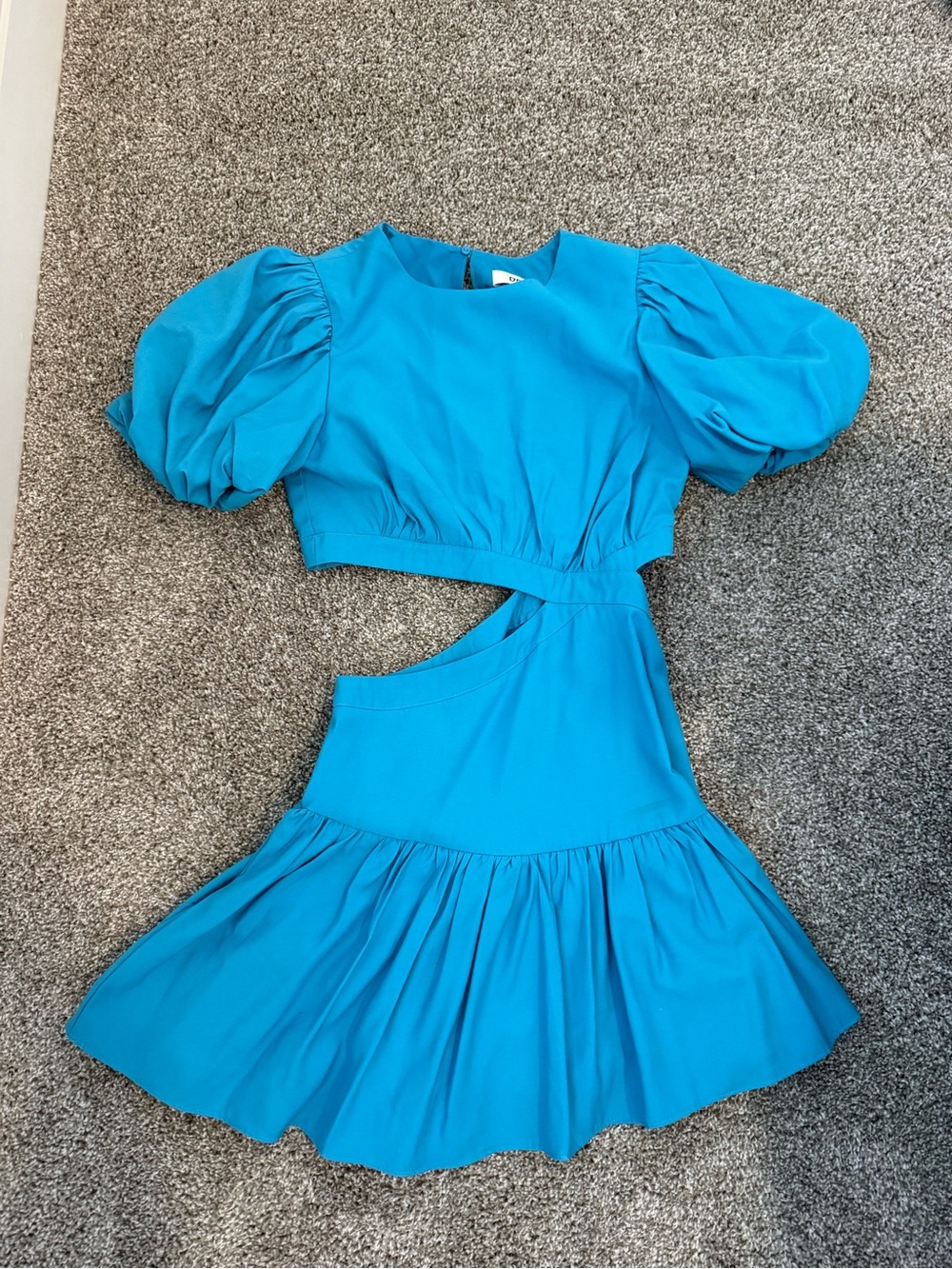 DO+BE Blue Cut Out Mini Dress